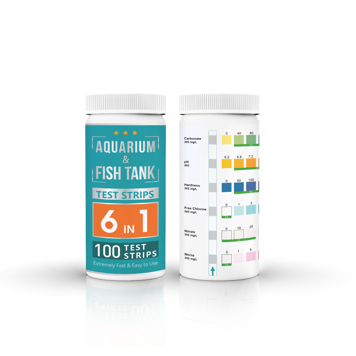 Aquarium testing kit 6-1 100 strips